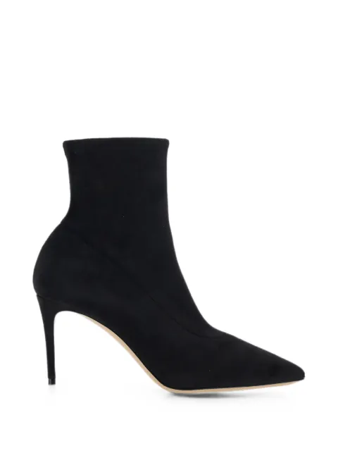 Casadei botines con puntera en punta y tacón stiletto
