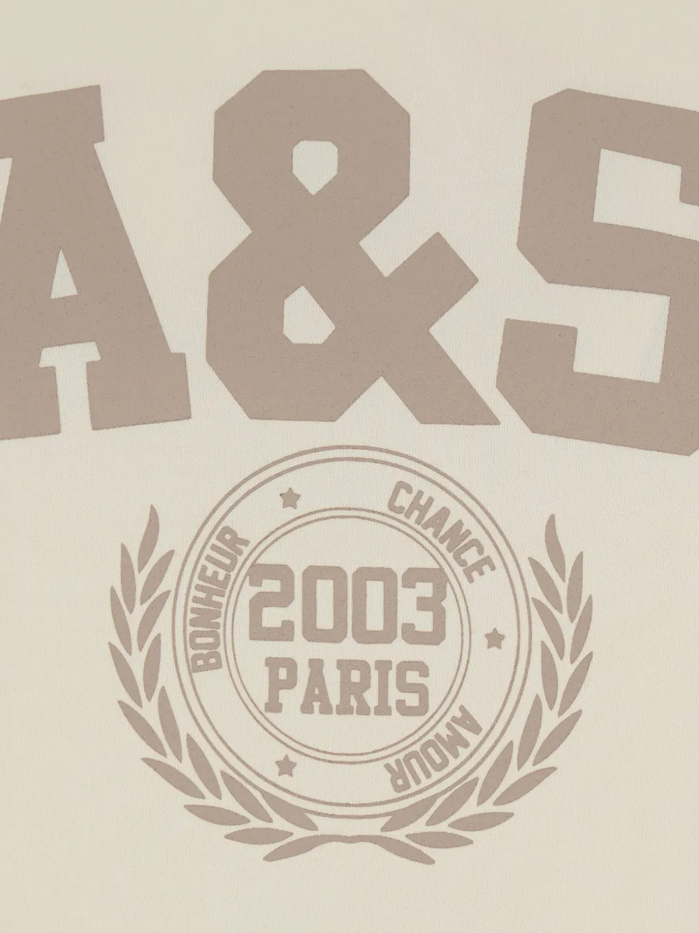 Ba&Sh T-shirt met logoprint Beige