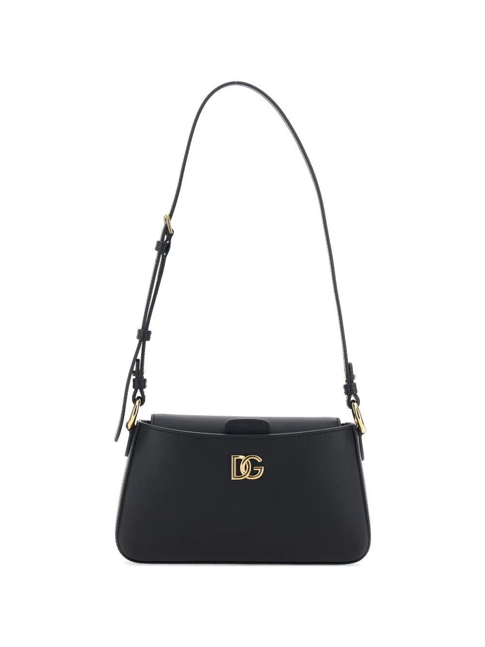 Dolce & Gabbana logo-plaque mini bag - Nero