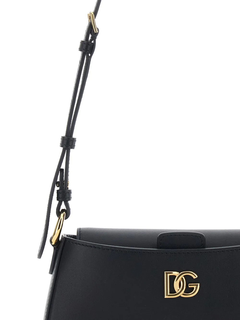 Dolce & Gabbana Mini-tas met logoplakkaat Zwart