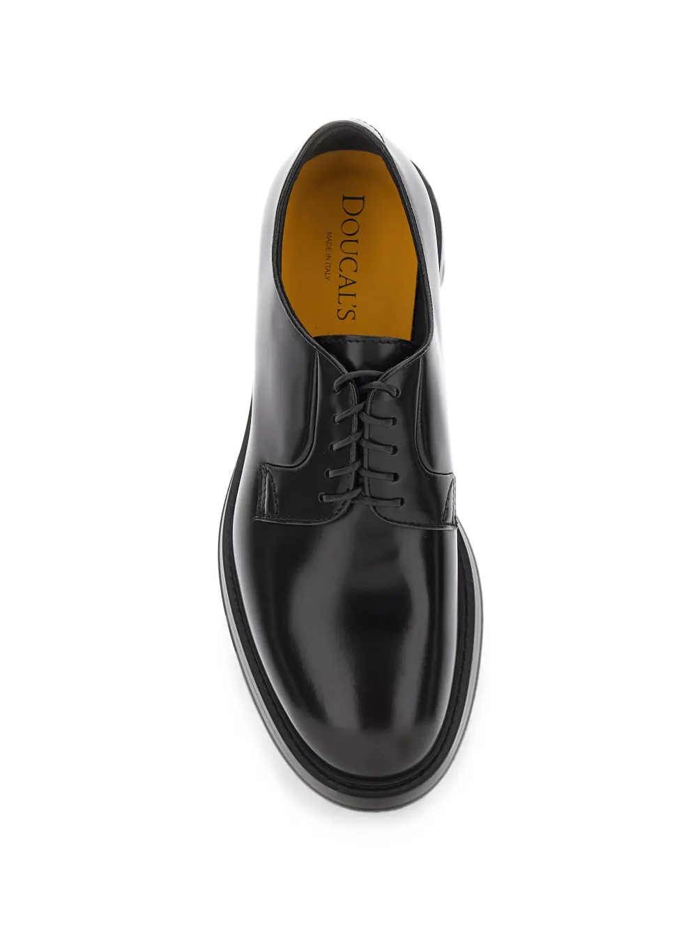 Doucal's Leren veterschoenen Zwart