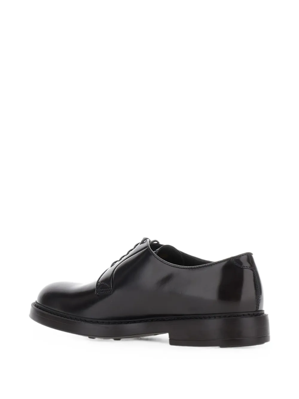 Doucal's Leren veterschoenen Zwart