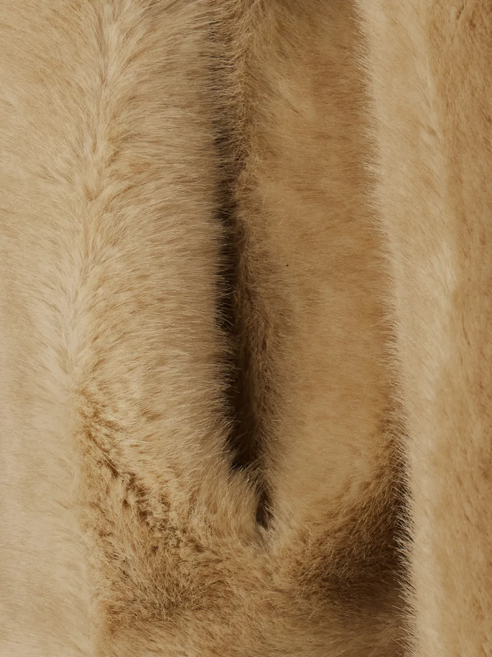 Apparis Elis jas van imitatiebont Beige