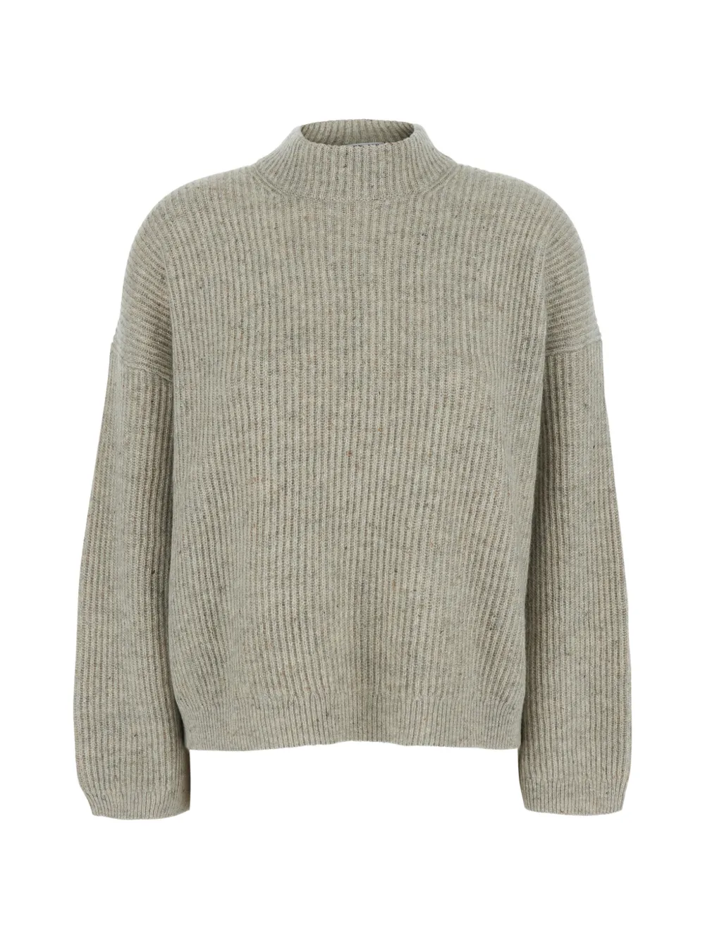 Brunello Cucinelli ribbed-knit sweater - Grau