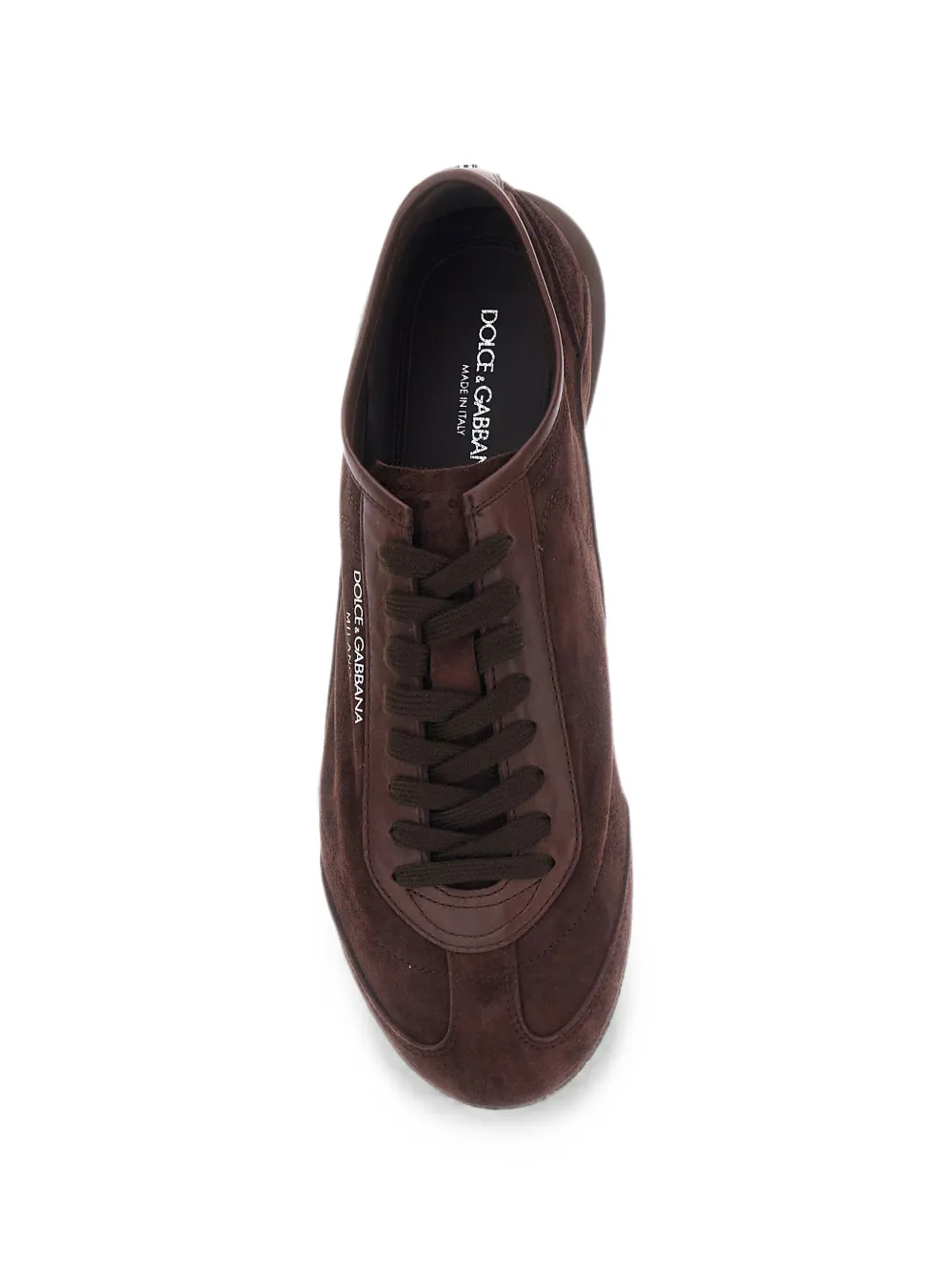 Dolce & Gabbana Lipari logo-detail suede sneakers Bruin
