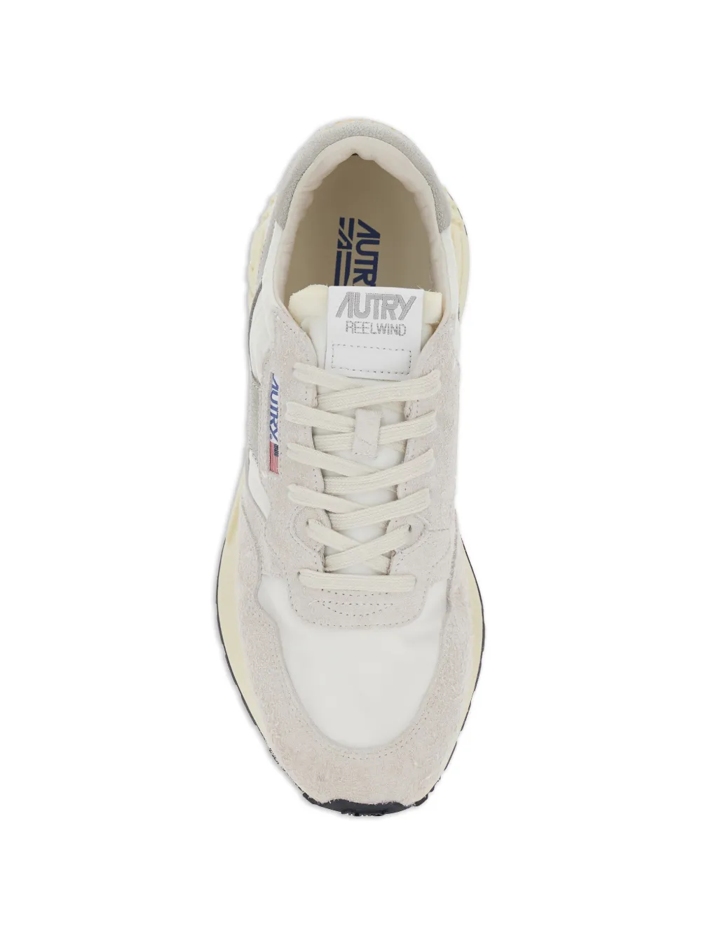 Autry Reelwind sneakers met suède vlak Grijs