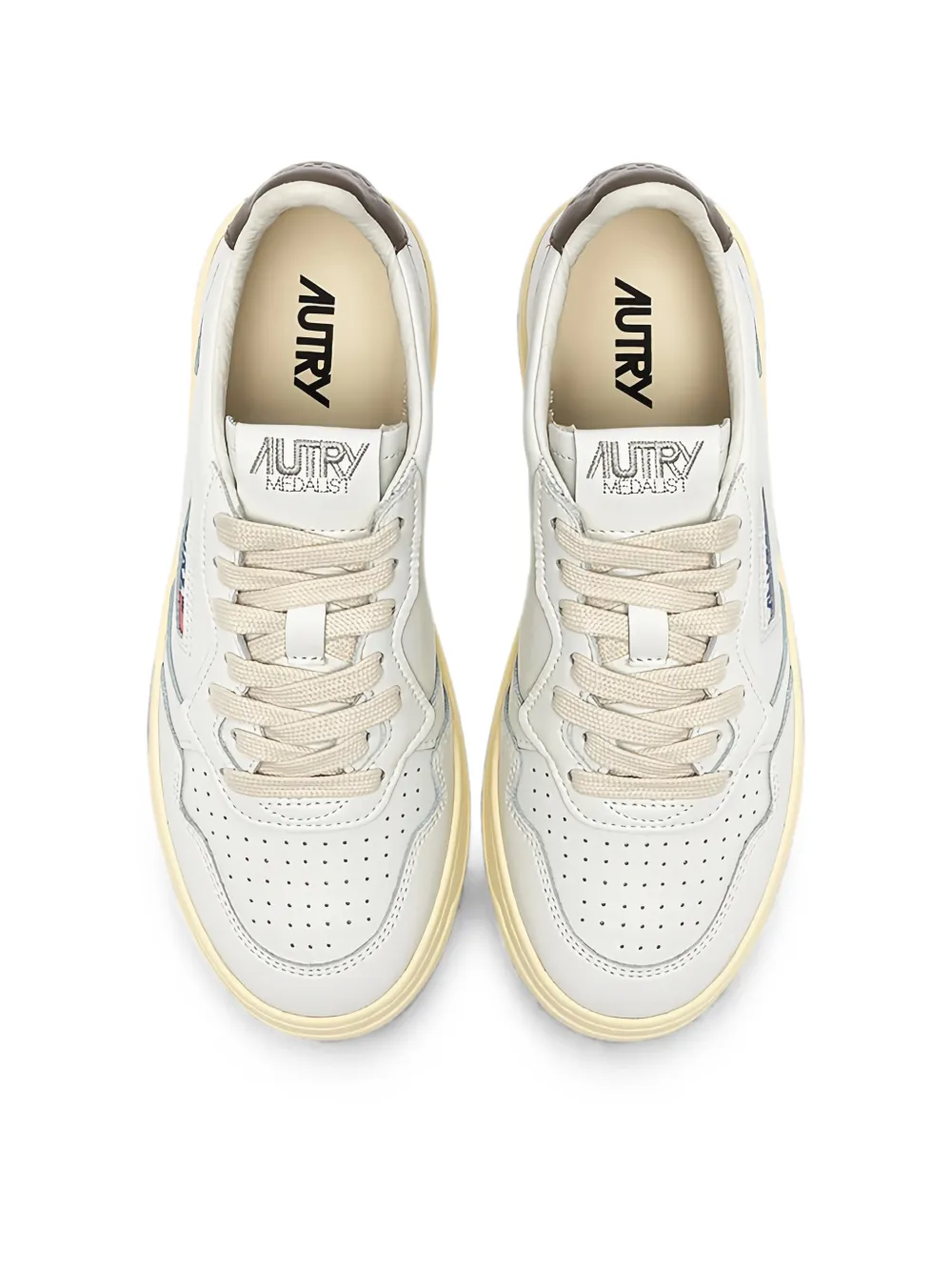 Autry Medalist leren sneakers Wit