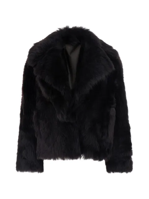 Blancha Toscana shearling long-sleeve jacket