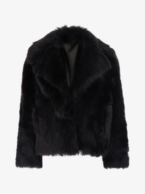 Blancha Toscana shearling long-sleeve jacket