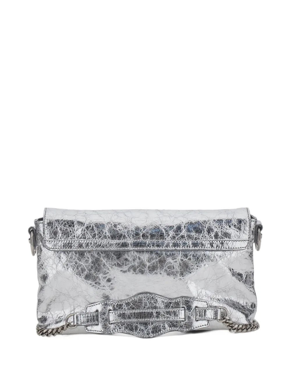 Balenciaga Le City clutch met ketting Zilver