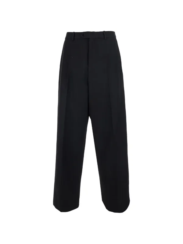 Balenciaga Large Tailored Trousers in Black