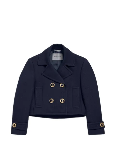 Balenciaga anchor-button cropped jacket