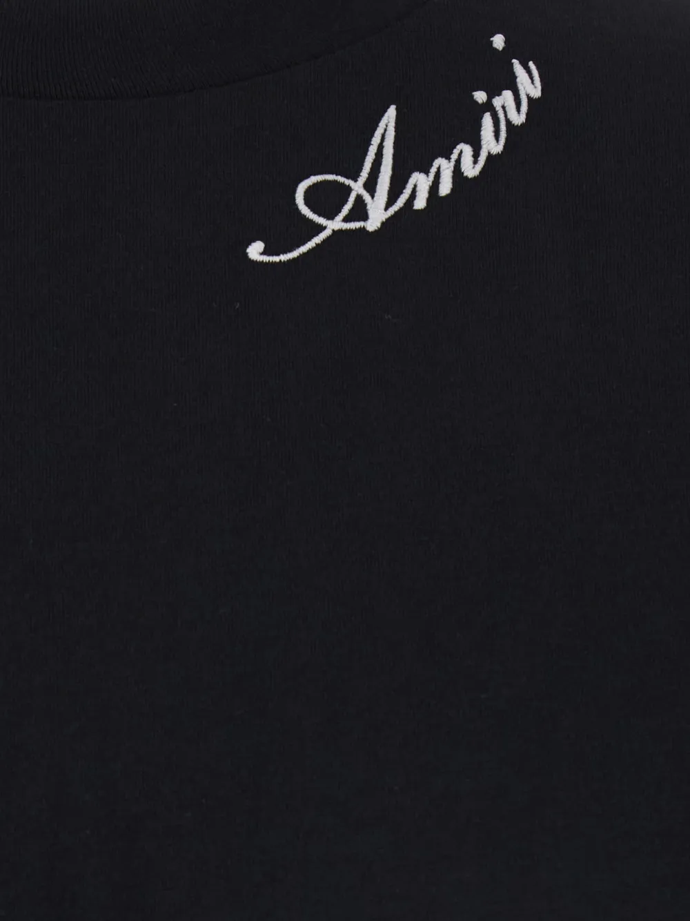 AMIRI T-shirt met geborduurd logo Zwart
