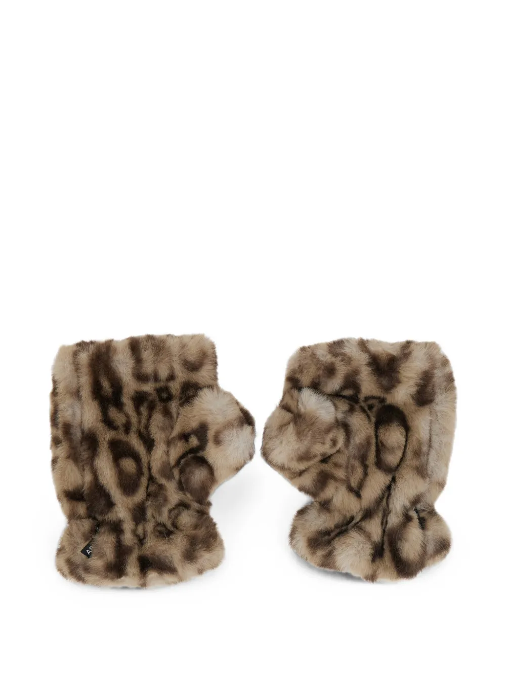 Apparis Ariel handschoenen van imitatiebont Beige