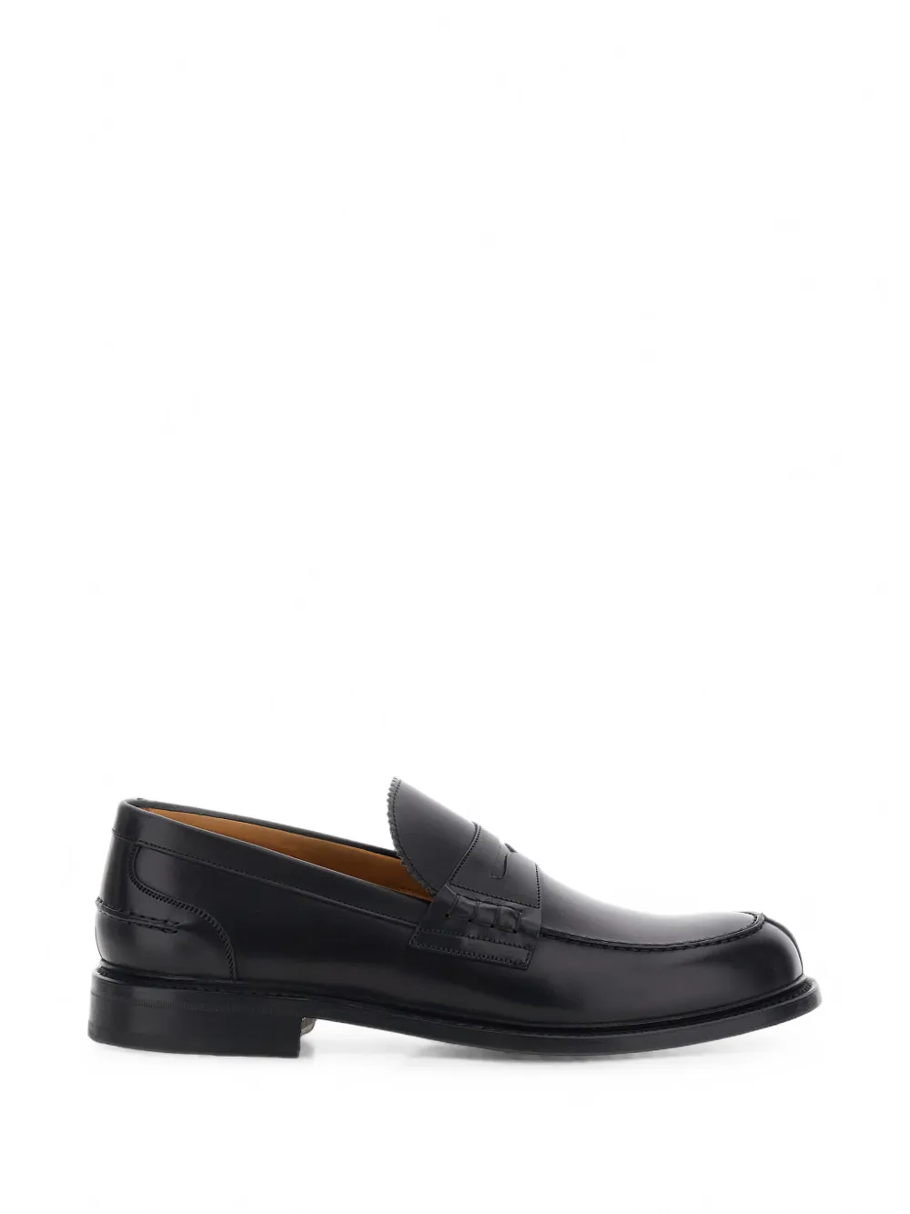 Berwick Shoes leather penny loafers - Nero