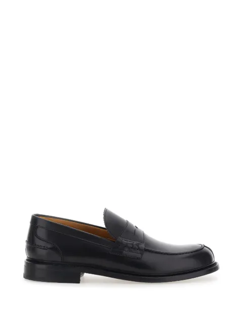 Berwick Shoes leather penny loafers