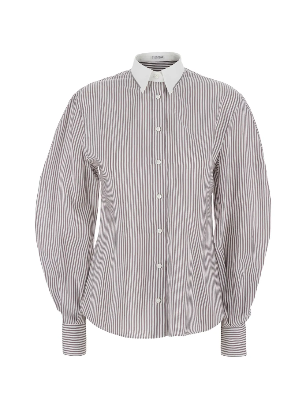 Brunello Cucinelli striped shirt - Grigio