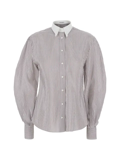 Brunello Cucinelli chemise à rayures
