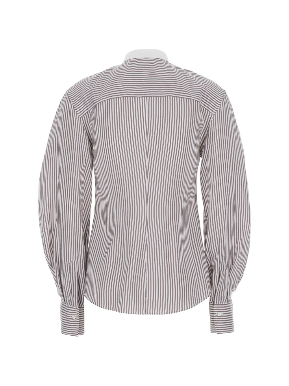 Brunello Cucinelli Gestreept blouse Grijs