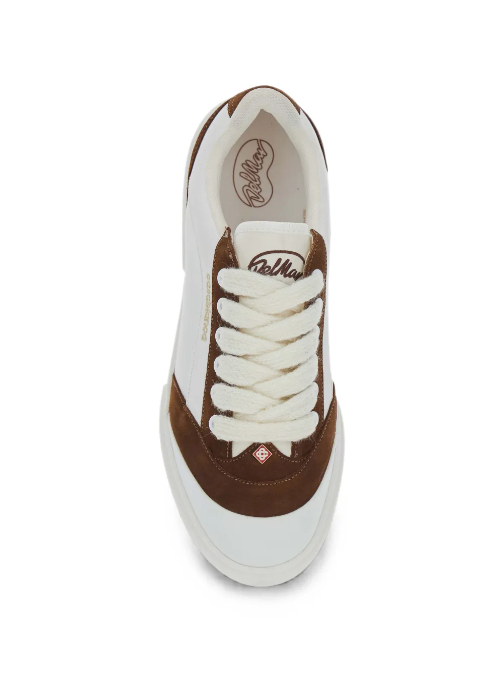 Casablanca Del Mar sneakers met suède vlakken en logo-print Wit