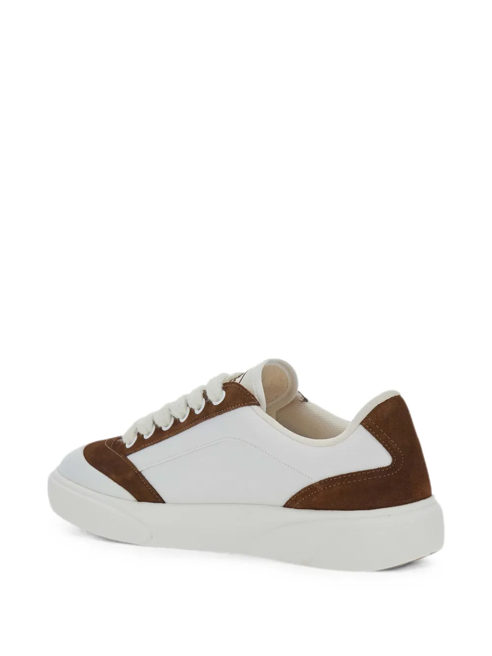 Casablanca Del Mar sneakers met suède vlakken en logo-print Wit