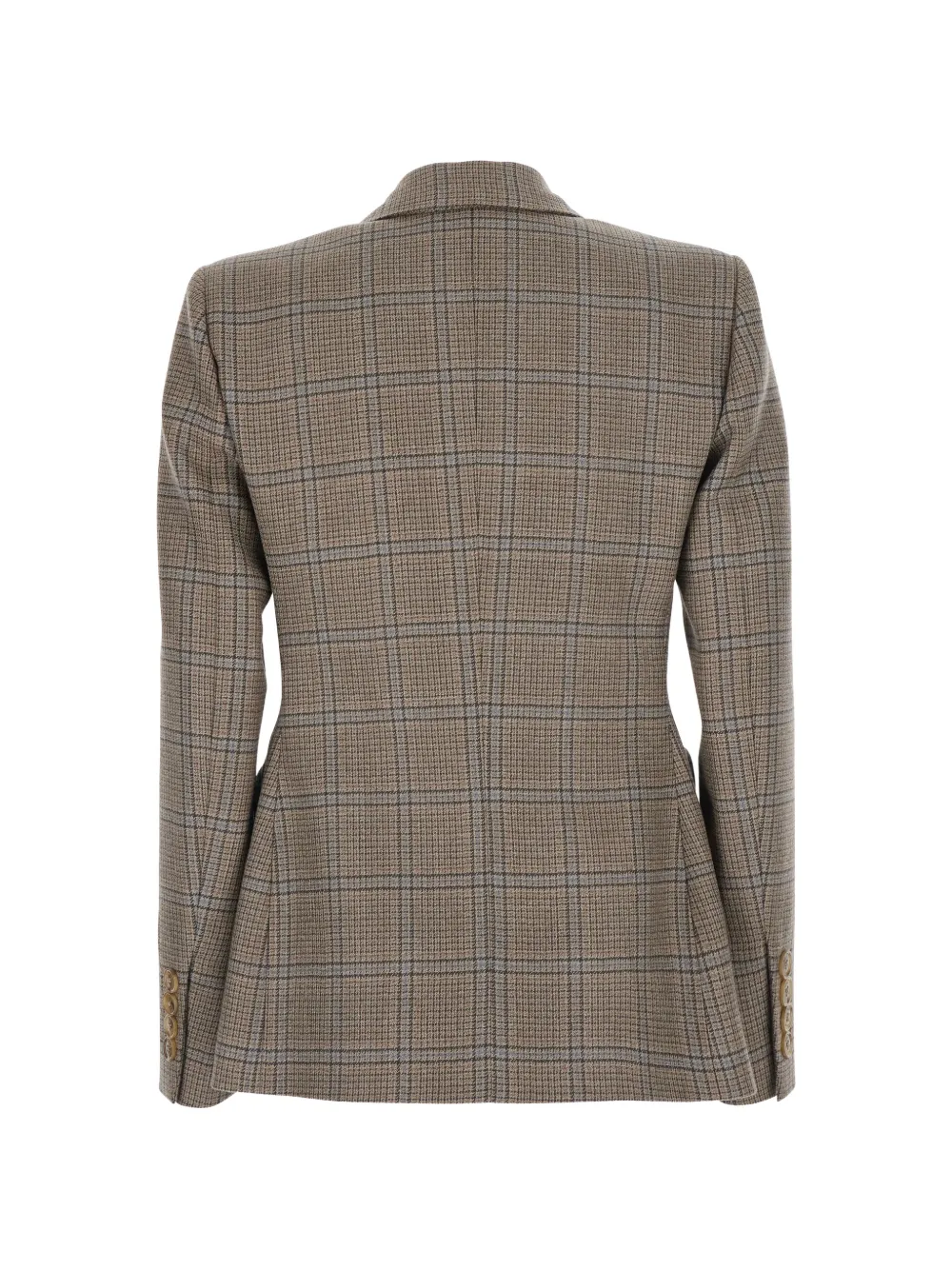 Blazé Milano Everynight Check-pattern Wool Blazer in Neutrals, view 2