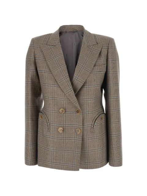 Blazé Milano double-breasted check blazer