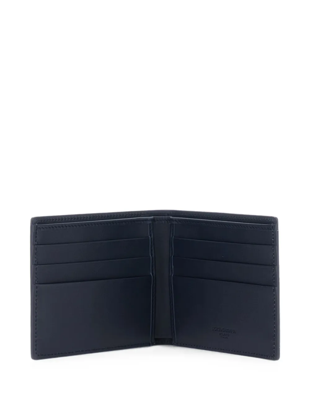 Dolce & Gabbana Portemonnee met DG-logo-plakkaat Blauw