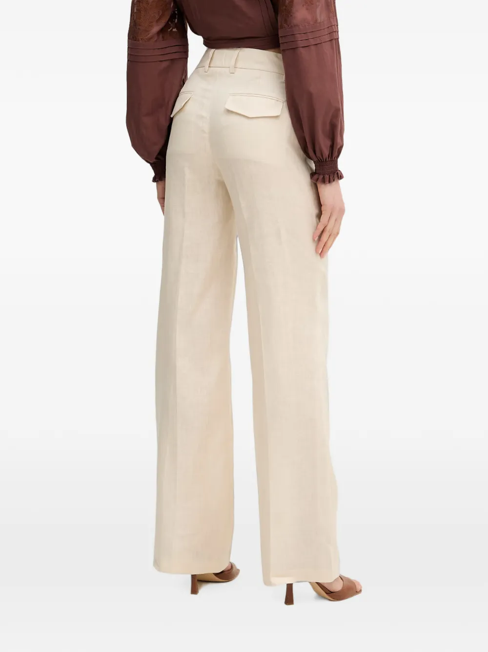 Silvian Heach Geplooide broek Beige