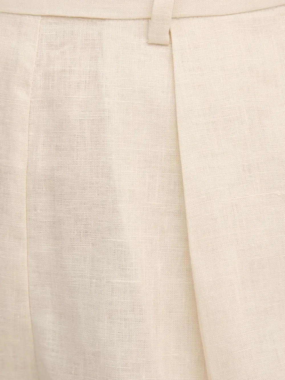 Silvian Heach Posane geplooide high-waist shorts Beige