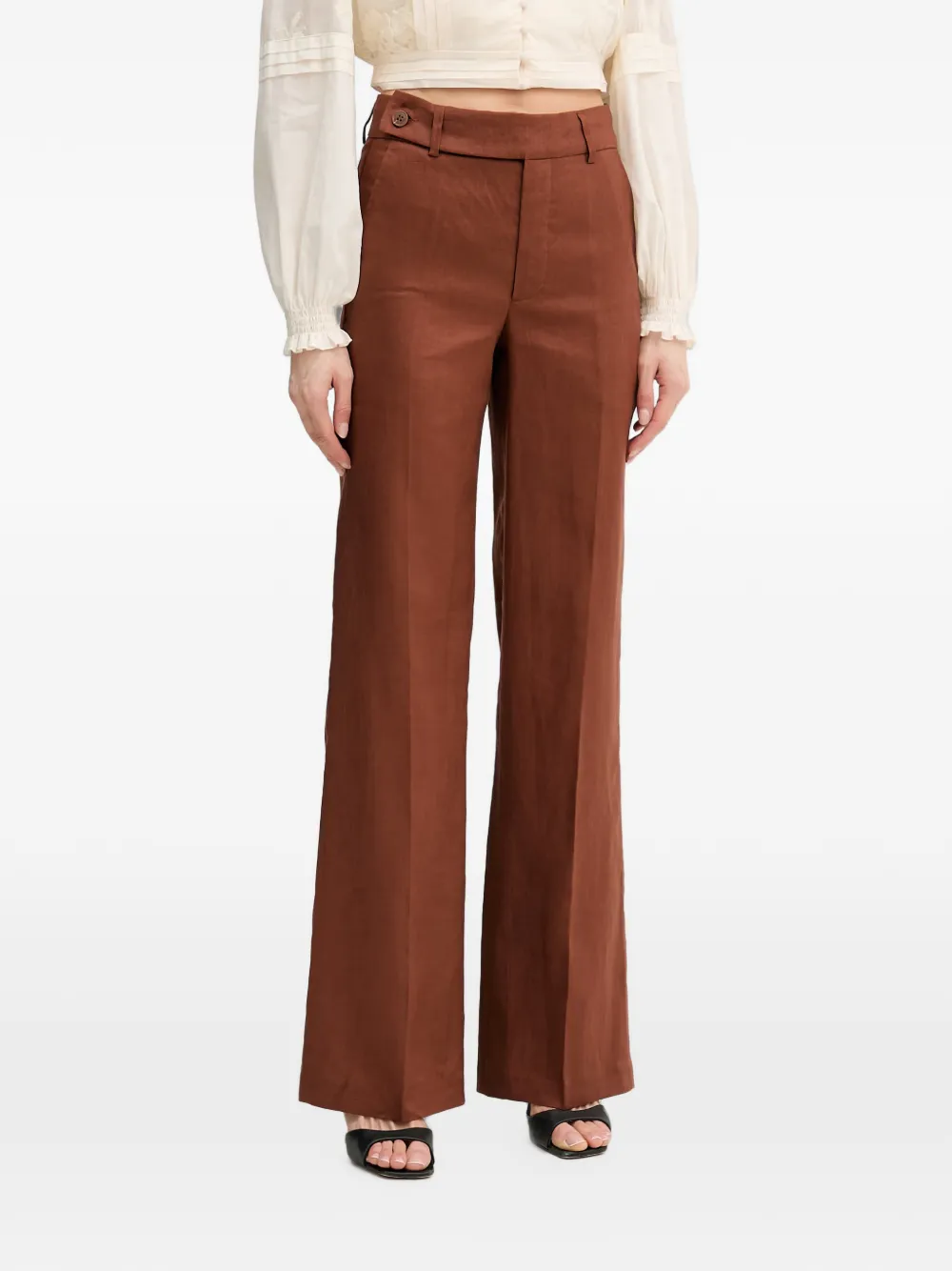 Silvian Heach Plimpi button-detail trousers · 42