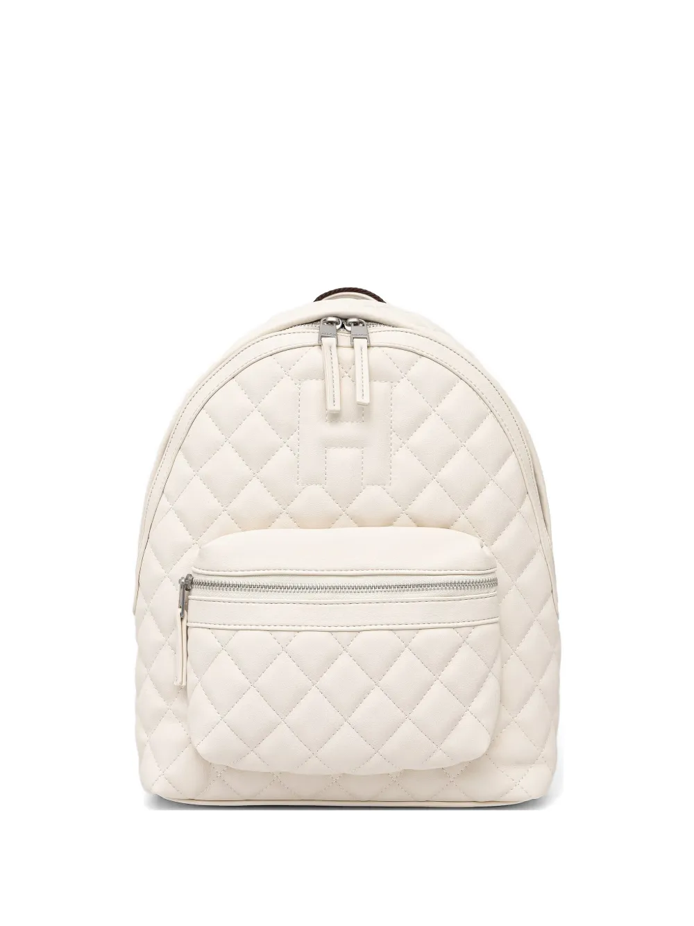 Silvian Heach quilted logo-embossed backpack - Toni neutri