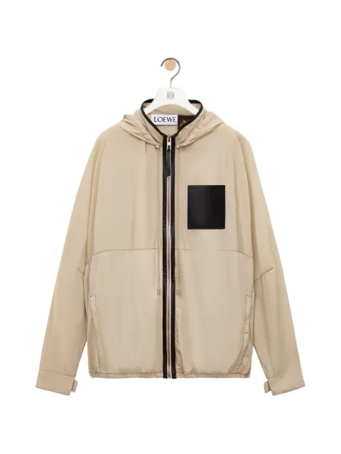 LOEWE hooded jacket in technical shell