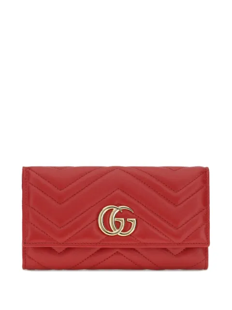 Gucci GG Marmont continental quilted wallet