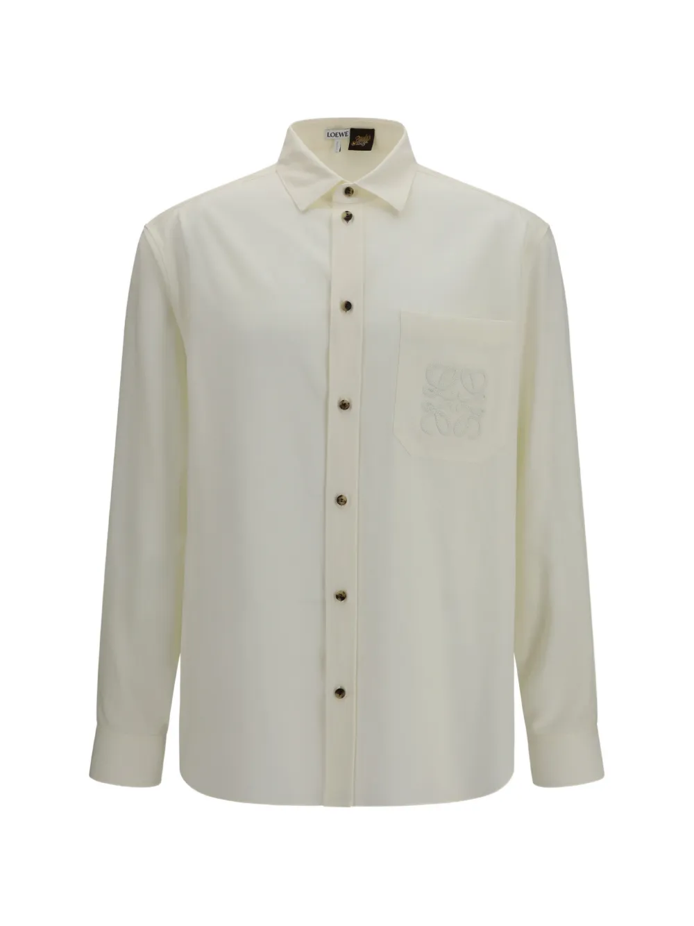 LOEWE embroidered shirt - Neutrals