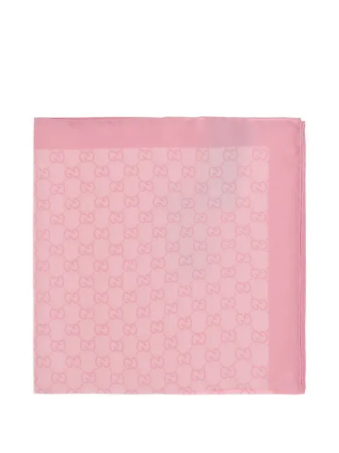Gucci GG silk-twill scarf
