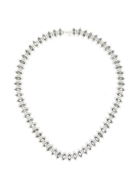 DARKAI Tennis marquise-cut crystal necklace