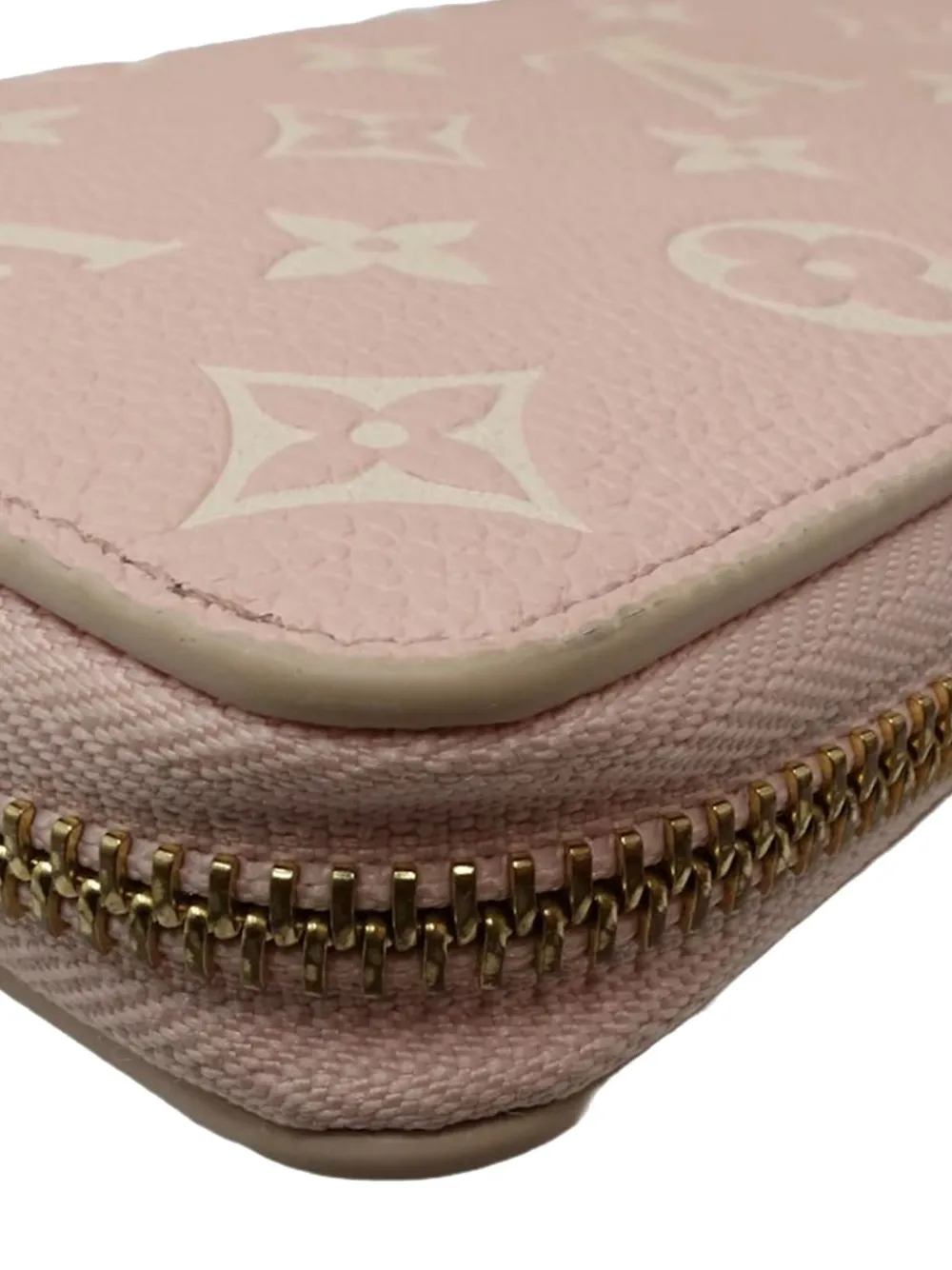 ルイヴィトン モノグラム アンプラント 新型 ジッピーウォレット ピンク Louis Vuitton Pre-Owned 2021-2026 バイカラー モノグラム アン
