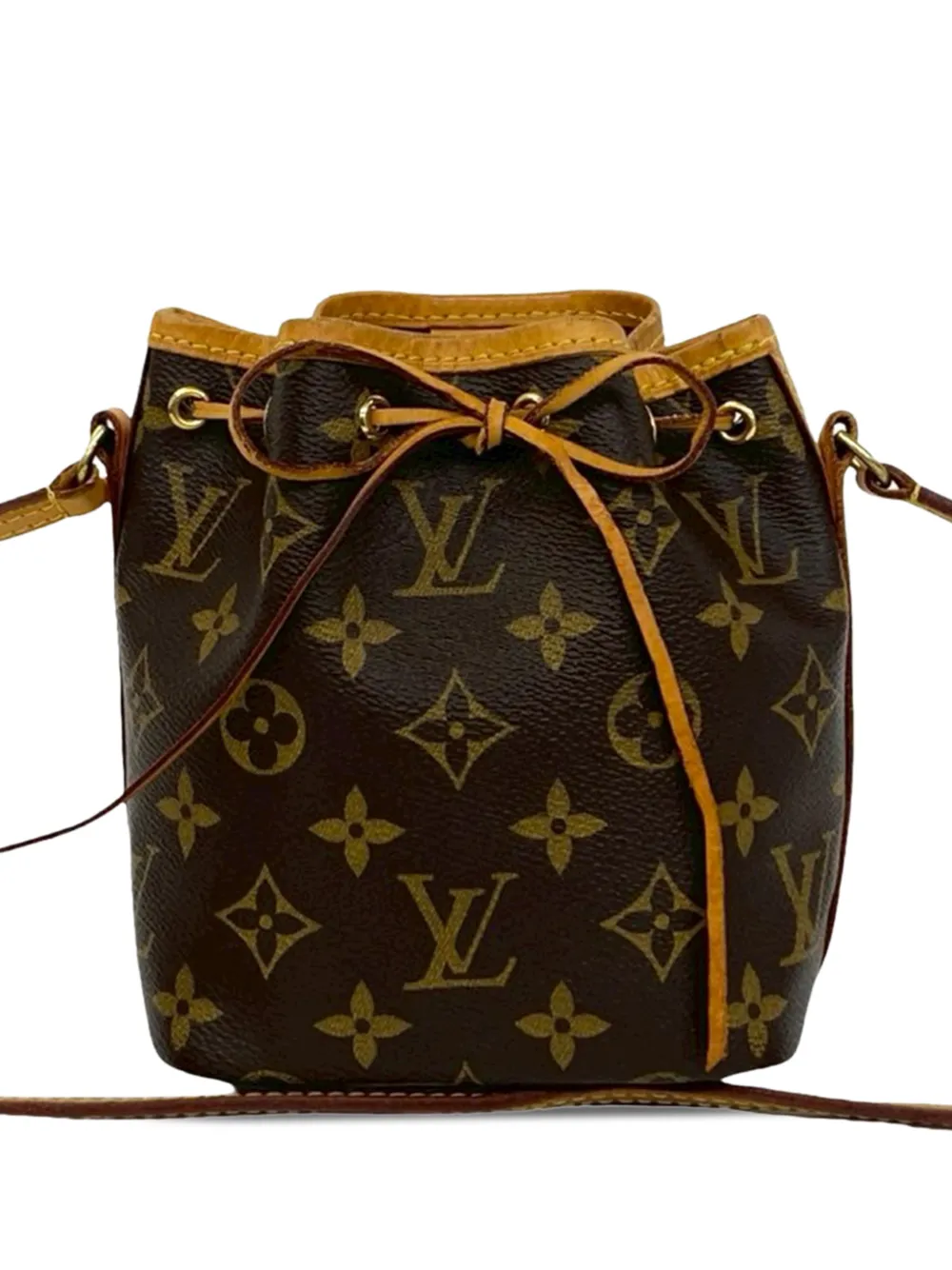 Louis Vuitton Pre-Owned 2015 Monogram Nano Noe bucket bag - Brown