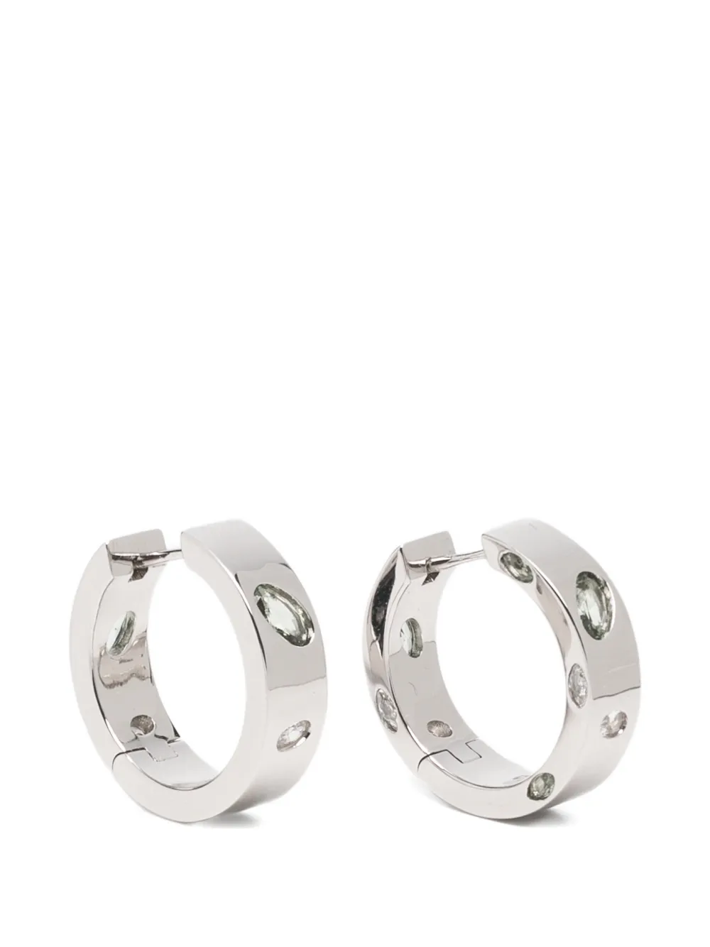 DARKAI crystal-embellished hoop earrings - Argento