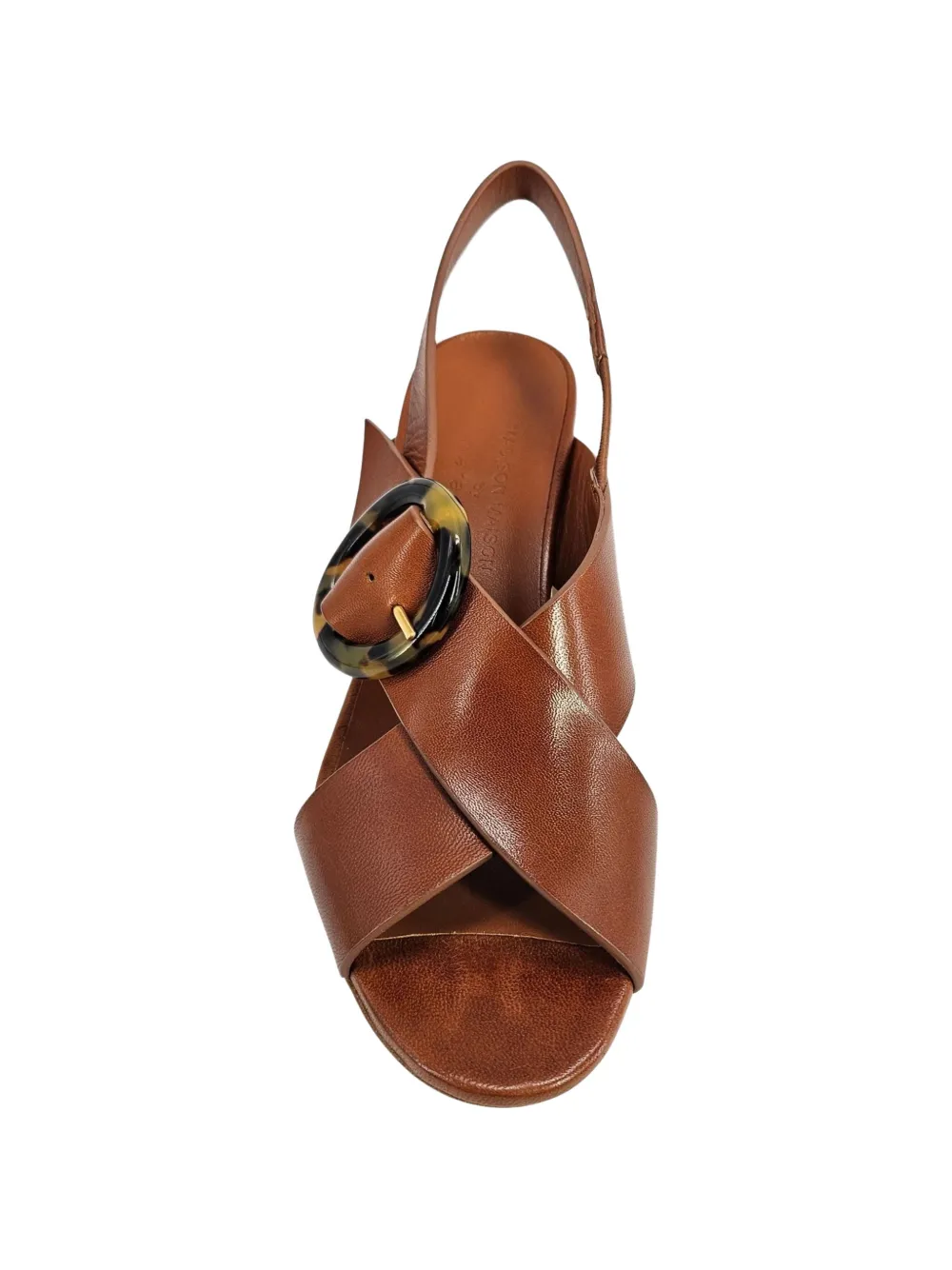 Madison.Maison buckle-detail slingback sandals Bruin