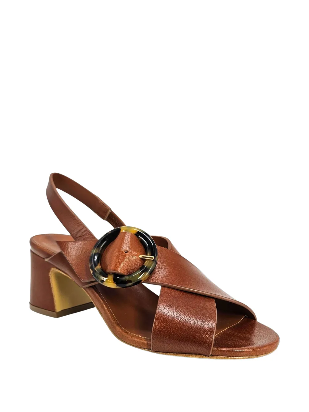 Madison.Maison buckle-detail slingback sandals Bruin