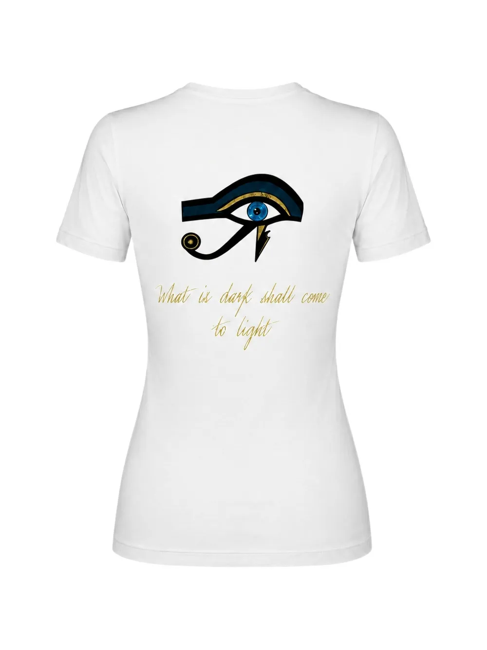 Madison Maison x On Off Eye of Horus T-shirt met sterrenprint Wit