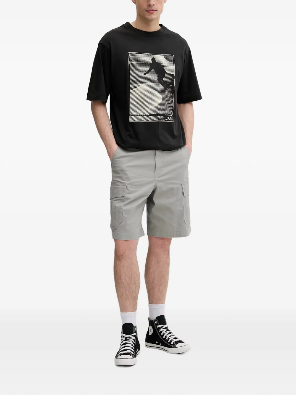 Oakley All Day cargo shorts Grijs