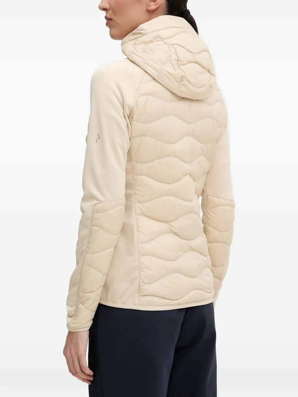Peak Performance Helium gewatteerd jack met capuchon Beige