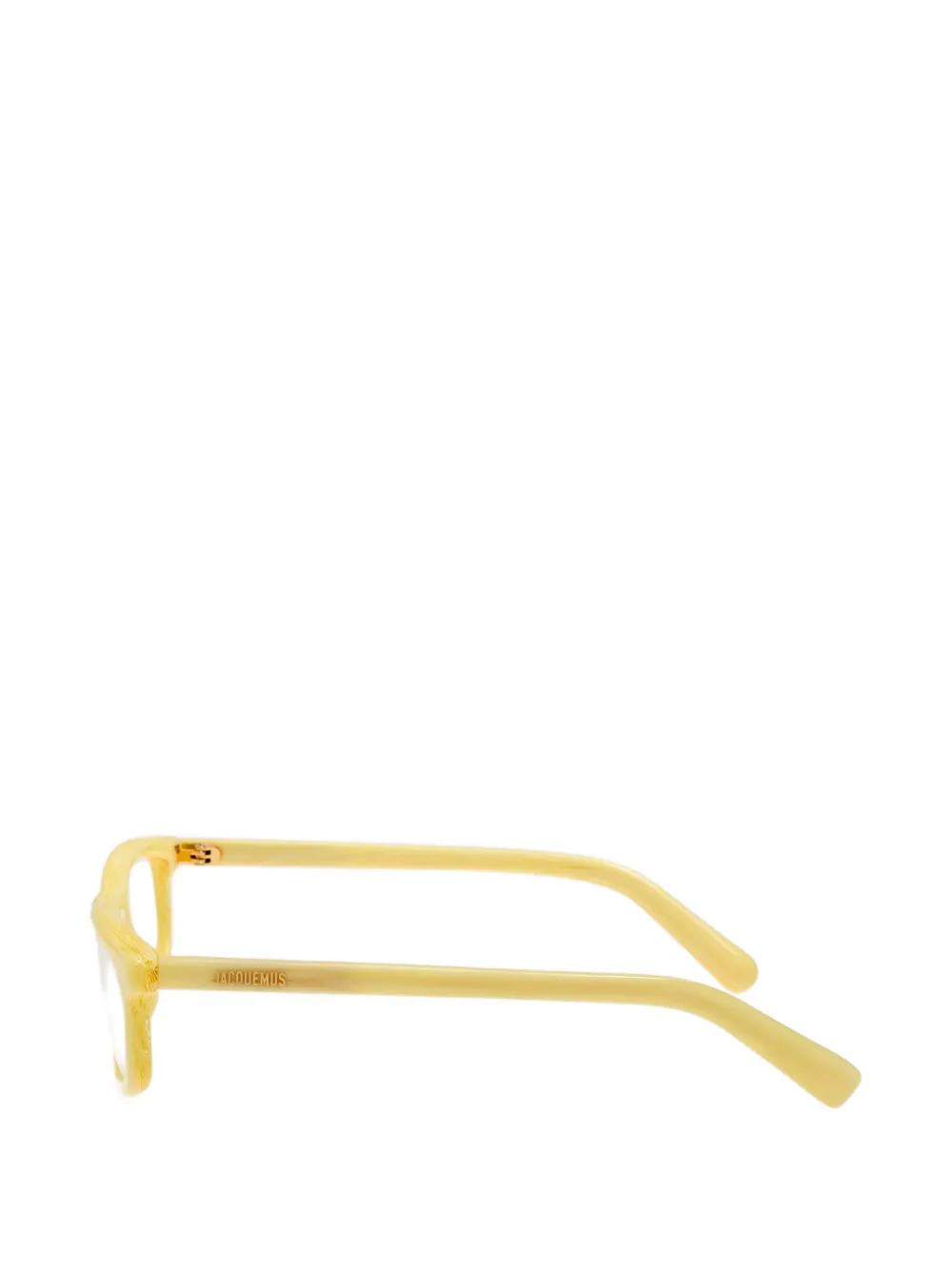 Jacquemus Cuadro bril Geel