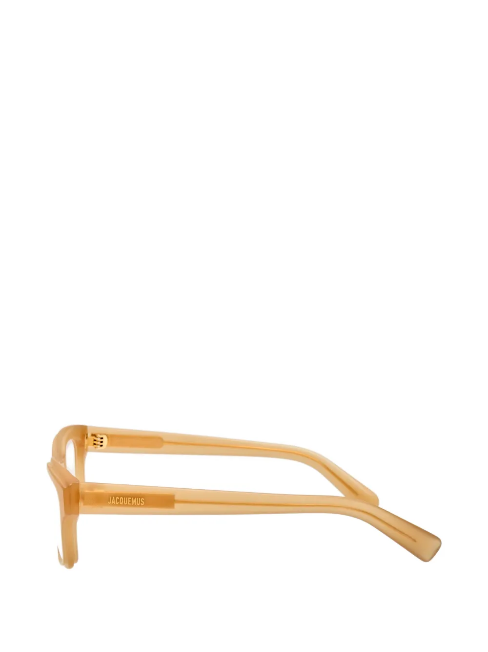 Jacquemus Galerie bril met matte afwerking Bruin