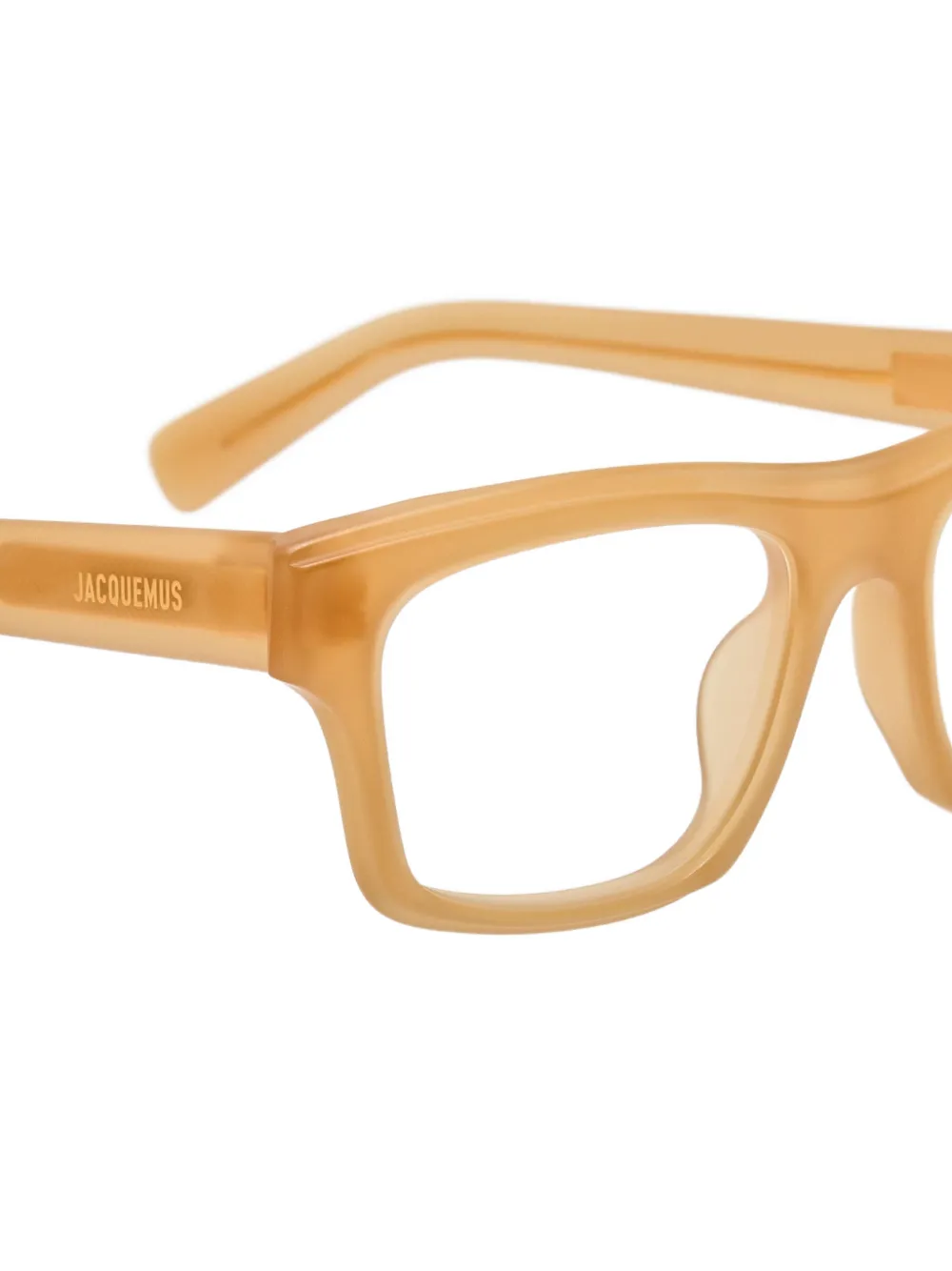 Jacquemus Galerie bril met matte afwerking Bruin
