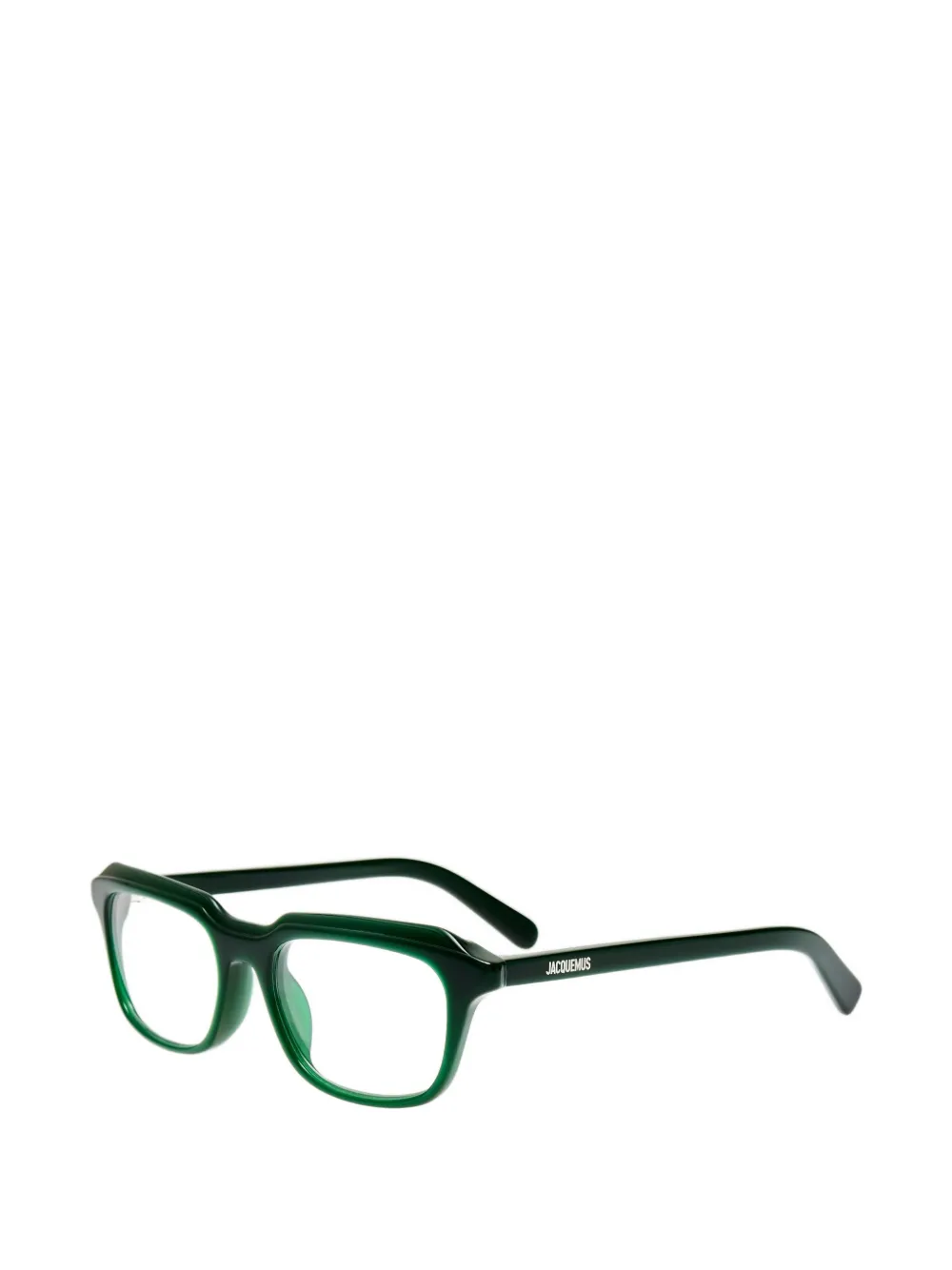  Jacquemus Gafas Citta Con Montura Angular - Verde 