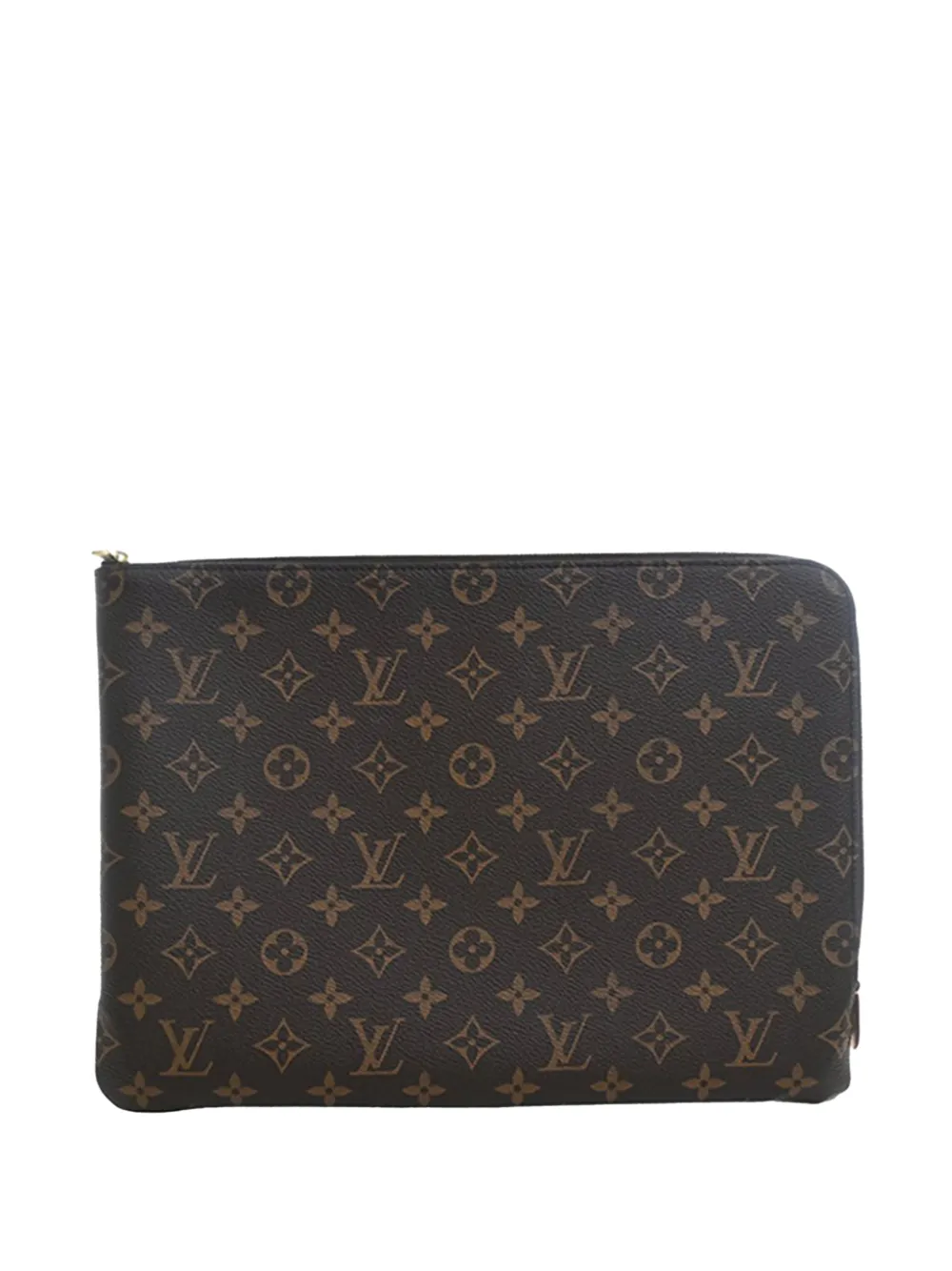 Louis Vuitton Pre-Owned 2017 Monogram Etui Voyage MM Clutch - Braun